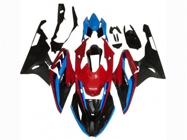 Carenados Moto BMW S1000RR 2017-2018 - Azul Rojo Negro Fábrica