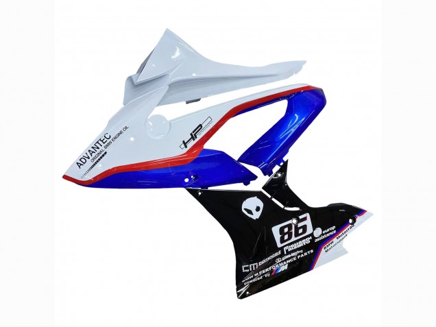 Carenado Moto BMW S1000RR 2017-2018 - Blanco Azul Rojo Negro Brillante Fábrica