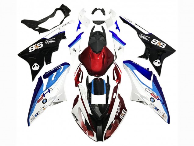 Carenado Moto BMW S1000RR 2017-2018 - Blanco Azul Rojo Negro Fábrica