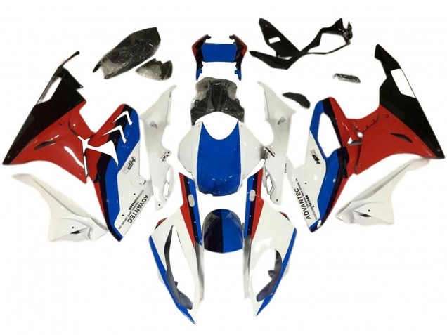 Carenados Moto BMW S1000RR 2017-2018 - Blanco Azul Rojo Negro Fábrica