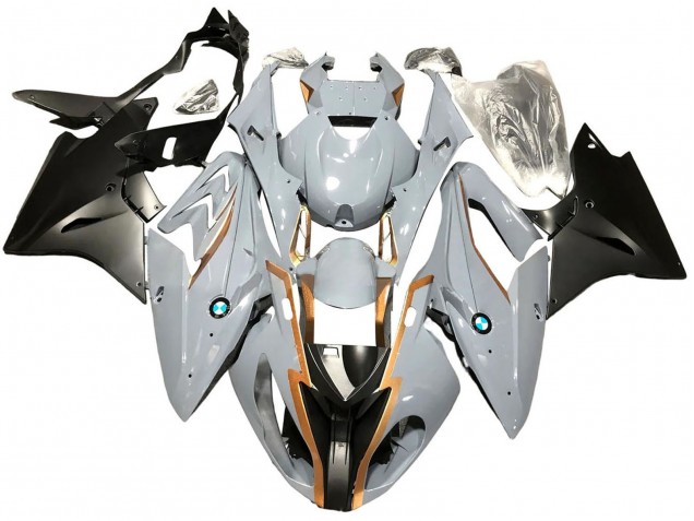 Carenados Moto BMW S1000RR 2017-2018 - Nardo Gris Negro Mate Fábrica