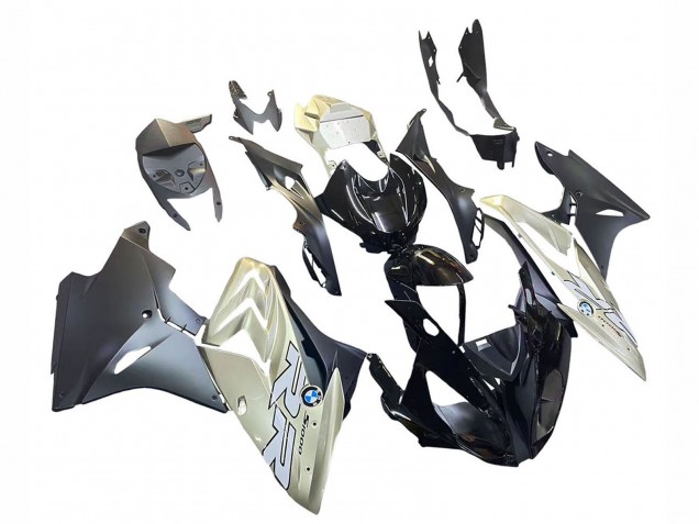 Carenados Moto BMW S1000RR 2017-2018 - Plata Negro Fábrica
