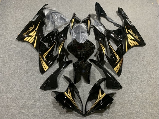 Carenados Moto BMW S1000RR 2015-2016 - Negro Brillante Oro Fábrica