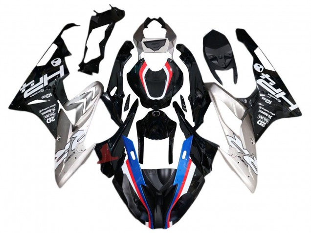 Carenado Moto BMW S1000RR 2015-2016 - Plata Rojo Azul Negro Fábrica