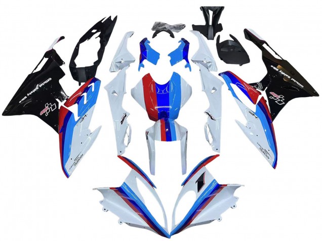 Kits Carenado Moto BMW S1000RR 2015-2016 - Blanco Rojo Azul Negro Brillante Fábrica