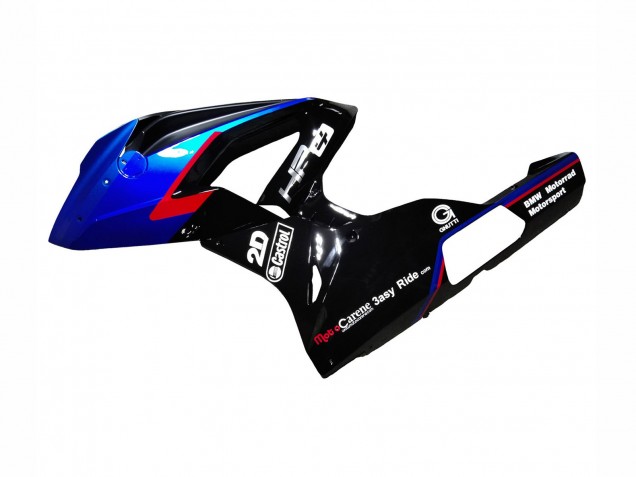 Carenados Moto BMW S1000RR 2015-2016 - Rojo Azul Negro Negro Brillante Fábrica