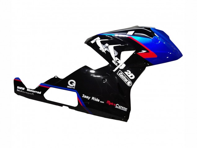 Carenados Moto BMW S1000RR 2015-2016 - Rojo Azul Negro Negro Brillante Fábrica
