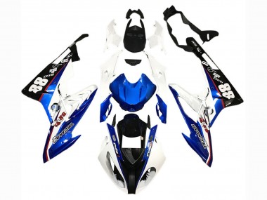 Carenados Moto BMW S1000RR 2015-2016 - Blanco Azul Negro 88 Fábrica