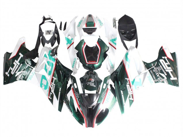 Carenados Moto BMW S1000RR 2015-2016 - Blanco Verde Negro Fábrica