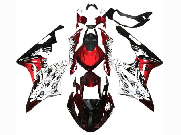 Carenados Moto BMW S1000RR 2015-2016 - Blanco Rojo Negro Fábrica