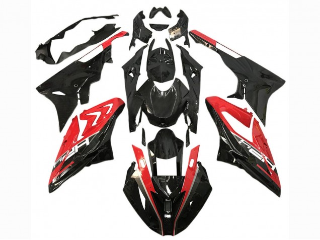Carenados Moto BMW S1000RR 2015-2016 - Rojo Negro Brillante Fábrica