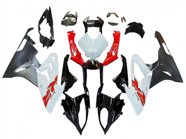 Carenados Moto BMW S1000RR 2015-2016 - Rojo Blanco Negro Brillante Negro Mate Fábrica