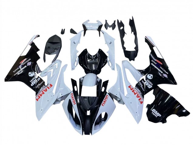Carenados Moto BMW S1000RR 2015-2016 - Blanco Negro Brillante Fiamm Fábrica