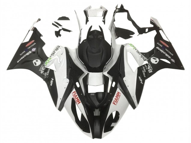 Carenados Moto BMW S1000RR 2015-2016 - Blanco Negro Mate HP Fiamm Fábrica