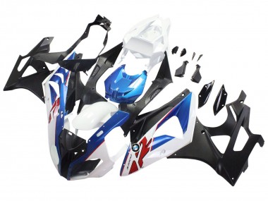 Carenados Moto BMW S1000RR 2009-2014 - Blanco Azul Negro Mate Fábrica