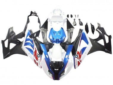 Carenados Moto BMW S1000RR 2009-2014 - Blanco Azul Negro Mate Fábrica