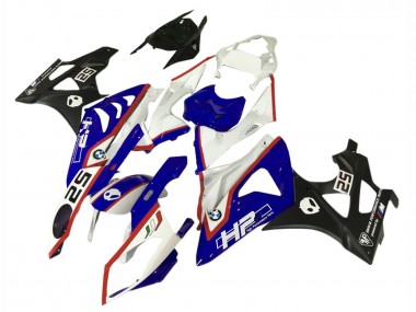 Carenados Moto BMW S1000RR 2009-2014 - Blanco Rojo Azul Negro HP Fábrica