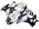 Carenados Moto BMW S1000RR 2009-2014 - Blanco Rojo Azul Negro Brillante HP Becker Carbon Fábrica