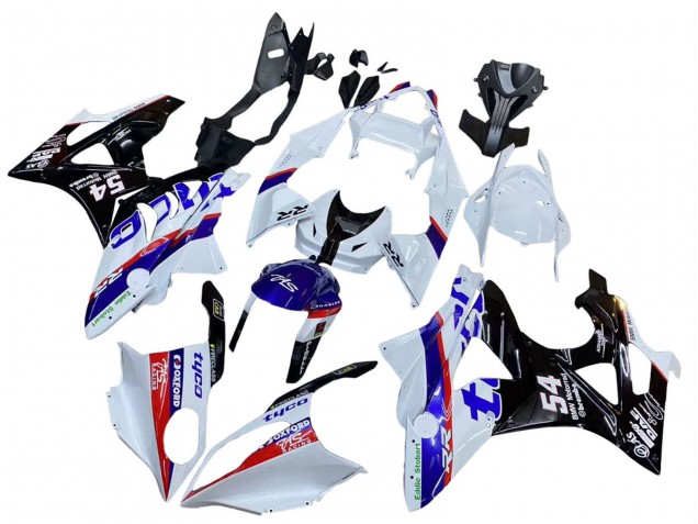Carenados Moto BMW S1000RR 2009-2014 - Blanco Rojo Azul Negro Tyco Fábrica