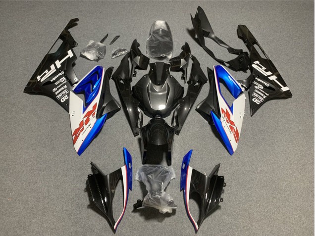 Carenados Moto BMW S1000RR 2009-2014 - Blanco Azul Negro Brillante HP Rojo RR Fábrica