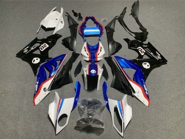 Plásticos Moto ABS BMW S1000RR 2009-2014 - Blanco Rojo Azul Negro Brillante Fábrica