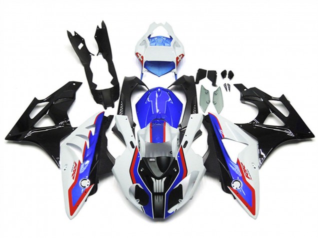 Carenados Moto BMW S1000RR 2009-2014 - Blanco Rojo Azul Negro Brillante FibraCarbono RR Fábrica