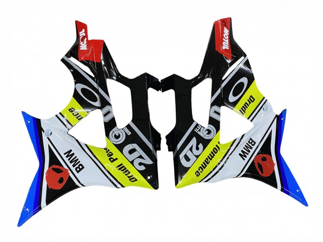 Carenados Moto BMW S1000RR 2009-2014 - Azul Amarillo Rojo Negro Tiburón VR 46 Fábrica