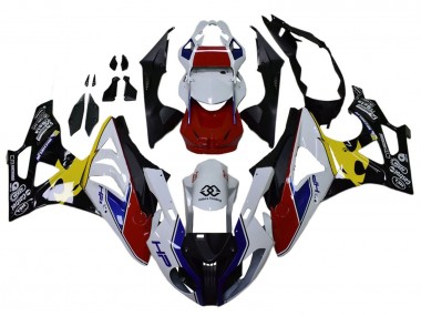 Carenados Moto BMW S1000RR 2009-2014 - Blanco Rojo Amarillo Negro Castrol Fábrica