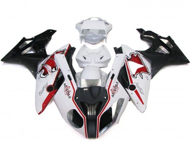 Carenado Moto BMW S1000RR 2009-2014 - Blanco Rojo Negro Brillante Fábrica