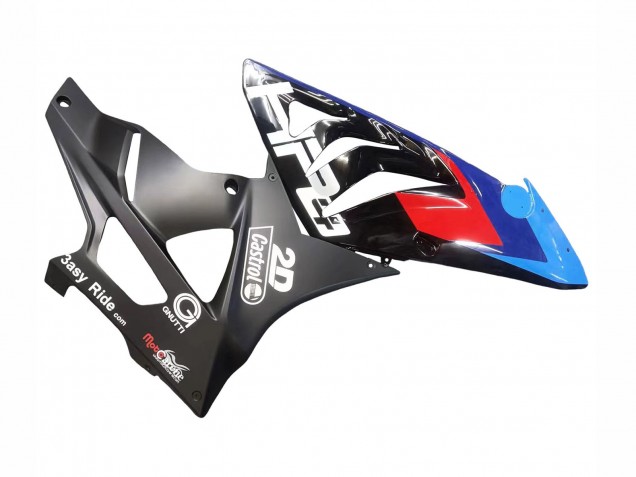 Carenados Moto BMW S1000RR 2009-2014 - Azul Rojo Negro Mate Castrol Fábrica