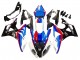 Completo Carenados Moto BMW S1000RR 2009-2014 - Blanco Rojo Azul Negro Brillante Fábrica