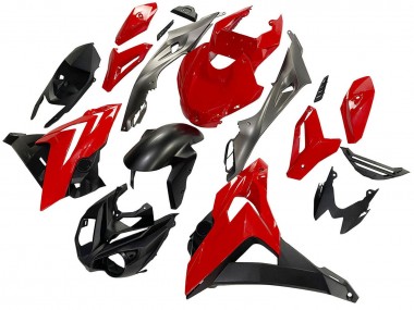 Carenados Moto BMW S1000R 2014-2016 - Negro Rojo Fábrica