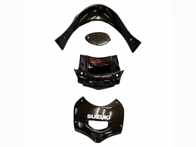 Carenados Moto Suzuki GSX600F/GSX750F 2004-2006 - Negro Brillante Rojo Llama Fábrica