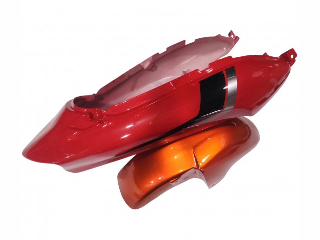 Carenados Moto Suzuki GSX600F/GSX750F 2004-2006 - Burnt Naranja Blanco Logo Fábrica