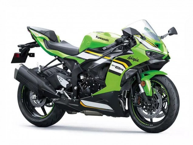 Carenados Moto Kawasaki ZX6R 2023-2025 - Verde Blanco Negro Ninja Fábrica