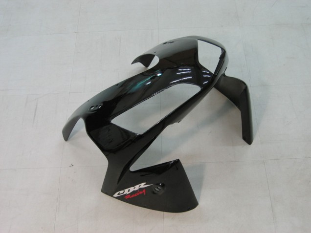 Carenados Moto Honda CBR600RR 2003-2004 - Negro Brillante Rojo Calcomanías Fábrica