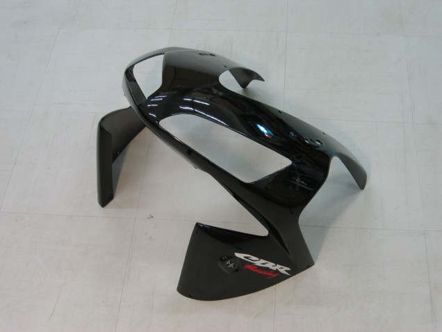 Carenados Moto Honda CBR600RR 2003-2004 - Negro Brillante Rojo Calcomanías Fábrica