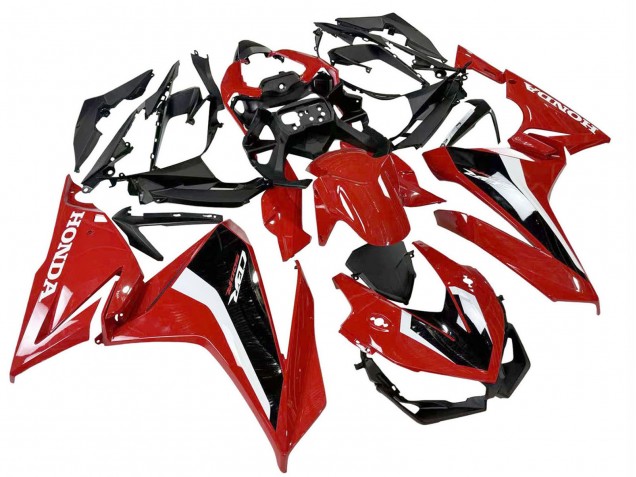 Carenado Moto Honda CBR500R 2022-2023 - Rojo Blanco Negro Fábrica