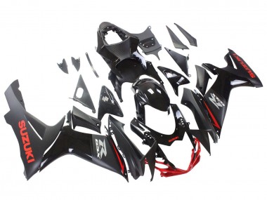 Carenados Moto Suzuki GSXR 600 / GSXR 750 2011-2024 - Negro Gris Rojo Línea Fábrica