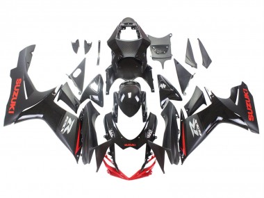 Carenados Moto Suzuki GSXR 600 / GSXR 750 2011-2024 - Negro Gris Rojo Línea Fábrica