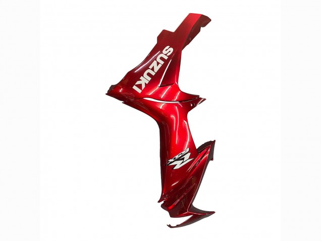 Carenados Moto Suzuki GSXR 600 / GSXR 750 2011-2024 - Rojo Blanco Calcomanía Fábrica