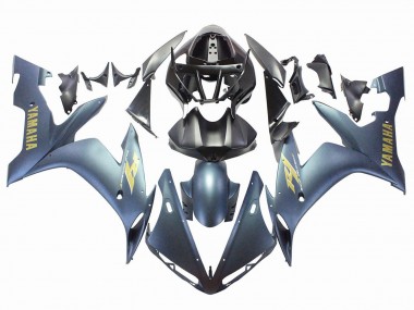 Carenados Moto Yamaha YZF 1000 R1 2004-2006 - Azul Oscuro Oro Calcomanías Fábrica