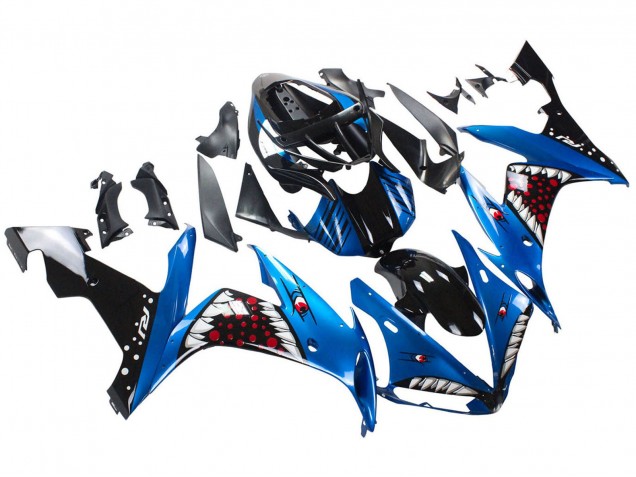 Carenados Moto Yamaha YZF 1000 R1 2004-2006 - Azul Negro Rojo Blanco Tiburón Fábrica