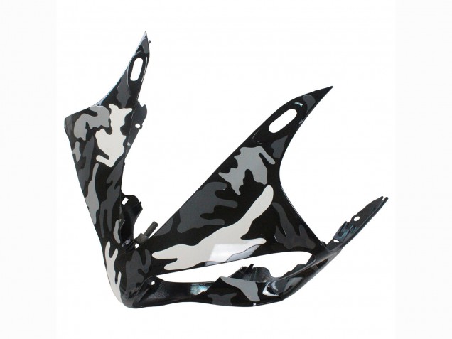 Carenados Moto Yamaha YZF 1000 R1 2007-2008 - Gris Blanco Camouflage Tiburón Fábrica