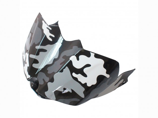 Carenados Moto Yamaha YZF 1000 R1 2007-2008 - Gris Blanco Camouflage Tiburón Fábrica