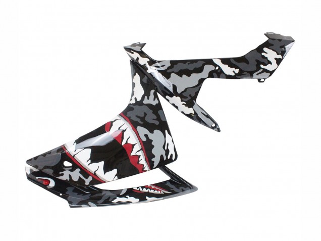Carenados Moto Yamaha YZF 1000 R1 2007-2008 - Gris Blanco Camouflage Tiburón Fábrica