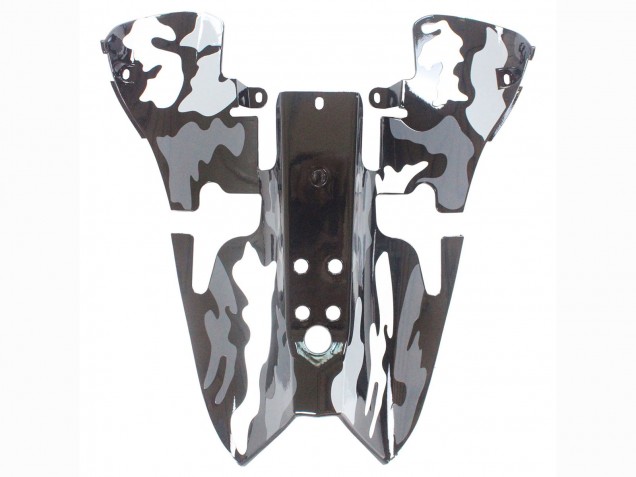 Carenados Moto Yamaha YZF 1000 R1 2007-2008 - Gris Blanco Camouflage Tiburón Fábrica