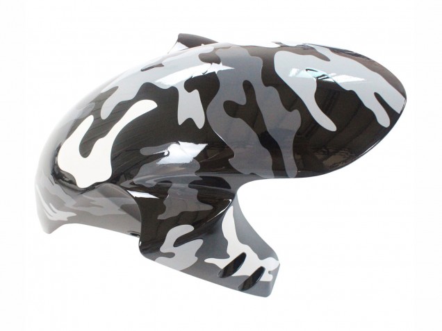 Carenados Moto Yamaha YZF 1000 R1 2007-2008 - Gris Blanco Camouflage Tiburón Fábrica