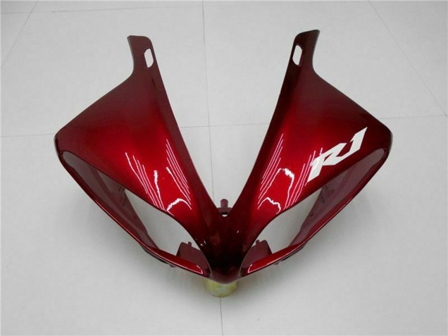 Carenados Moto Yamaha YZF 1000 R1 2009-2011 - Rojo Negro Mate Fábrica