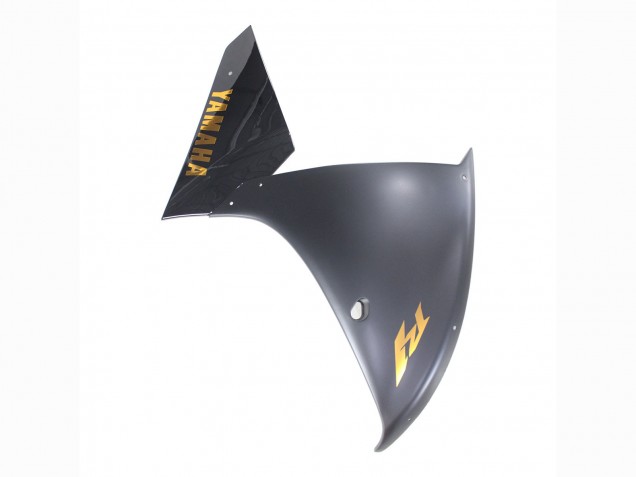 Carenados Moto Yamaha YZF 1000 R1 2012-2014 - Negro Mate Oro Calcomanías Fábrica